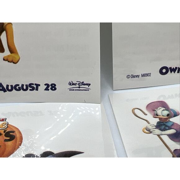 Disney Mickey Mouse Club House Treat Halloween DVD Temporary Tattoos Rare 6 Ct - Picture 8 of 12